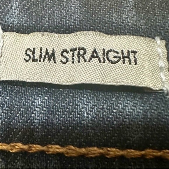 🔹 CALVIN KLEIN Men’s Slim Straight Jeans 38x32 Dark Wash 🔹 - Picture 8 of 10